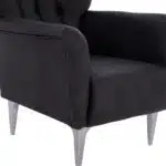 ΠΟΛΥΘΡΟΝΑ ΜΠΕΡΖΕΡΑ Τ. CHESTERFIELD ΣΕ ΧΡΩΜΑ ΜΑΥΡΟ HM9217.01 87x88x100 εκ. - Image 9