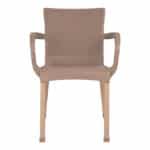 ΠΟΛΥΘΡΟΝΑ ΠΟΛΥΠΡΟΠΥΛΕΝΙΟΥ RATTAN ΠΟΔΙ ALU HM5591.02 ΚΑΠΟΥΤΣΙΝΟ 60x60x82 cm - Image 3