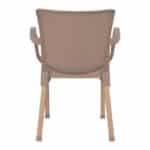ΠΟΛΥΘΡΟΝΑ ΠΟΛΥΠΡΟΠΥΛΕΝΙΟΥ RATTAN ΠΟΔΙ ALU HM5591.02 ΚΑΠΟΥΤΣΙΝΟ 60x60x82 cm - Image 6