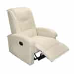 ΠΟΛΥΘΡΟΝΑ RELAX ΜΕ ΜΗΧΑΝΙΣΜΟ MASSAGE ROCCA HM0026.02 PU ΕΚΡΟΥ 80x96x97 εκ. - Image 2