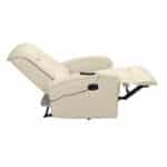 ΠΟΛΥΘΡΟΝΑ RELAX ΜΕ ΜΗΧΑΝΙΣΜΟ MASSAGE ROCCA HM0026.02 PU ΕΚΡΟΥ 80x96x97 εκ. - Image 3