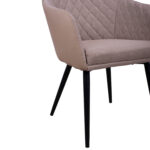 ΠΟΛΥΘΡΟΝΑΚΙ CHARLES HM8522.07 ΜΕ ΥΦΑΣΜΑ ΜΠΕΖ & PU ΜΠΕΖ 57x63x83Υ εκ. - Image 9