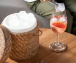Andrea House - Σετ 6 Στρογγυλά Σουβέρ Με Βάση Rattan - Image 3