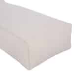 ΠΟΥΦ ΞΑΠΛΩΣΤΡΑ WADELIN HM5774.11 ΜΕ TEXTILINE ΛΕΥΚΟ 190x80x40-60Υ εκ. - Image 6
