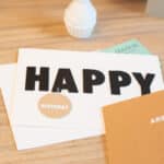 Raeder - Ευχετήρια Κάρτα "Happy Birthday" Black Letters - Image 2