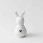 Raeder - Πορσελάνινο Διακοσμητικό Κουνελάκι Bunny Man Golden Heart Small