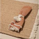 Calma House - Σετ 4 Πετσέτες Κουζίνας Με Σκοινί Layer Land Tone 45x45cm