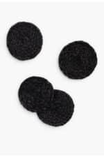 Calma House - Σετ 4 Σουβέρ Jute Ural Black 10cm - Image 2