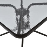 ΣΕΤ ΤΡΑΠΕΖΑΡΙΑ 3ΤΜΧ ΚΑΡΕΚΛΕΣ  ΚΑΙ ΤΡΑΠΕΖΙ 70Χ70 HM5185.02 - Image 4
