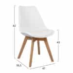 ΣΕΤ ΤΡΑΠΕΖΑΡΙΑΣ 5ΤΜΧ HM10350.02 ΤΡΑΠΕΖΙ 120x70x76,5 cm & ΚΑΡΕΚΛΕΣ VEGAS - Image 3