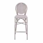 ΣΚΑΜΠΩ ΑΛΟΥΜΙΝΙΟΥ BAMBOO LOOK ΠΑΤΙΝΑ ΛΕΥΚΟ ΜΕ TEXTLINE HM5110 41x52x116 εκ. - Image 3