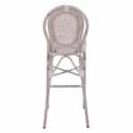 ΣΚΑΜΠΩ ΑΛΟΥΜΙΝΙΟΥ BAMBOO LOOK ΠΑΤΙΝΑ ΛΕΥΚΟ ΜΕ TEXTLINE HM5110 41x52x116 εκ. - Image 5