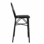 ΣΚΑΜΠΟ ΑΛΟΥΜΙΝΙΟΥ AZARIA HM5060 BAMBOO LOOK ΜΑΥΡΟ ΜΕ TEXTLINE 44x52x115Υεκ. - Image 3