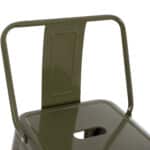 ΣΚΑΜΠΟ BAR ΜΕΤΑΛΛΙΚΟ MELITA ME ΠΛΑΤΗ ΣΕ DARK OLIVE GREEN HM8643.03 43Χ43Χ100εκ. - Image 7