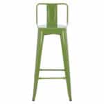 ΣΚΑΜΠΟ BAR ΜΕΤΑΛΛΙΚΟ MELITA ME ΠΛΑΤΗ ΣΕ LIGHT OLIVE GREEN HM8643.13 43Χ43Χ100εκ. - Image 3