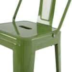 ΣΚΑΜΠΟ BAR ΜΕΤΑΛΛΙΚΟ MELITA ME ΠΛΑΤΗ ΣΕ LIGHT OLIVE GREEN HM8643.13 43Χ43Χ100εκ. - Image 9