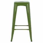ΣΚΑΜΠΟ BAR ΜΕΤΑΛΛΙΚΟ MELITA ΣΕ LIGHT OLIVE GREEN HM8642.13 43x43x78 εκ. - Image 3