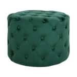 ΣΚΑΜΠΟ KASSIE ΚΥΠΑΡΙΣΣΙ ΒΕΛΟΥΔΟ ΤΥΠΟΥ CHESTERFIELD HM8406.03 Φ60x43Υ εκ.