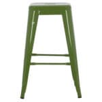 ΣΚΑΜΠΟ ΜΕΣΑΙΟΥ ΥΨΟΥΣ ΜΕΤΑΛΛΙΚΟ HM8573.13 MELITA ΣΕ LIGHT OLIVE GREEN 43x43x67Yεκ. - Image 3
