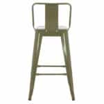 ΣΚΑΜΠΟ ΜΕΣΑΙΟΥ ΥΨΟΥΣ ΜΕΤΑΛΛΙΚΟ MELITA ΣΕ DARK OLIVE GREEN HM8574.03 42x42x98 cm. - Image 6