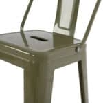 ΣΚΑΜΠΟ ΜΕΣΑΙΟΥ ΥΨΟΥΣ ΜΕΤΑΛΛΙΚΟ MELITA ΣΕ DARK OLIVE GREEN HM8574.03 42x42x98 cm. - Image 9