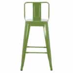 ΣΚΑΜΠΟ ΜΕΣΑΙΟΥ ΥΨΟΥΣ ΜΕΤΑΛΛΙΚΟ MELITA ΣΕ LIGHT OLIVE GREEN HM8574.13 42x42x98 εκ. - Image 3