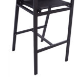 ΣΚΑΜΠΟ ΜΠΑΡ ΑΛΟΥΜΙΝΙΟΥ ΑΝΘΡΑΚΙ ΜΕ POLYWOOD 52 x 58 x 108 εκ. HM5790.02 - Image 9