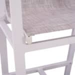 ΣΚΑΜΠΟ ΜΠΑΡ ΑΛΟΥΜΙΝΙΟΥ ΛΕΥΚΟ ΜΕ POLYWOOD 52 x 58 x 108 εκ. HM5790.01 - Image 9