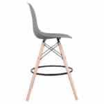 ΣΚΑΜΠΟ ΜΠΑΡ RENATA HM0173.10 ΓΚΡΙ 58x56x107Υ εκ. - Image 4
