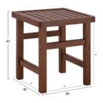 ΣΚΑΜΠΩ-ΤΡΑΠΕΖΑΚΙ ΚΑΡΥΔΙ ΕΜΠΟΤΙΣΜΟΥ KOLI 40Χ40X45Υεκ.  HM289.02 - Image 2