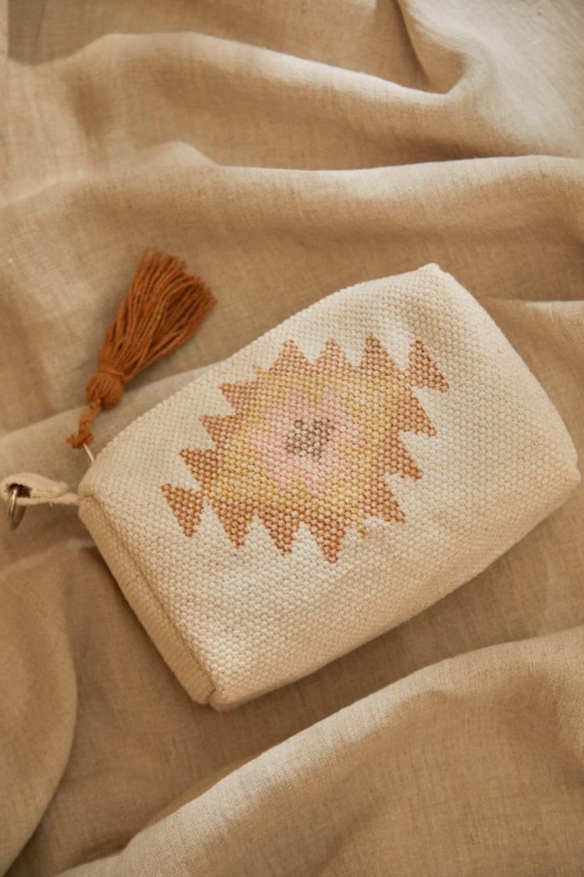 small-bag-berta-mustard Calma House - Νεσεσέρ Berta 11x18cm Mustard - Image 1