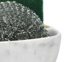Andrea House - Βάση Για Σφουγγαράκια Κουζίνας White Marble - Image 2