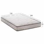 ΣΤΡΩΜΑ DREAMTOPIA ΣΕΙΡΑ ATLAS HM654.150 BONNELL SPRING 150x200x20Y εκ. - Image 2