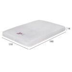 ΣΤΡΩΜΑ ΑΦΡΟΥ ΧΩΡΙΣ ΕΛΑΤΗΡΙΑ JORDY 110X190x15Y-- HM374.02  (ROLL PACKING) ΛΕΥΚΟ - Image 3