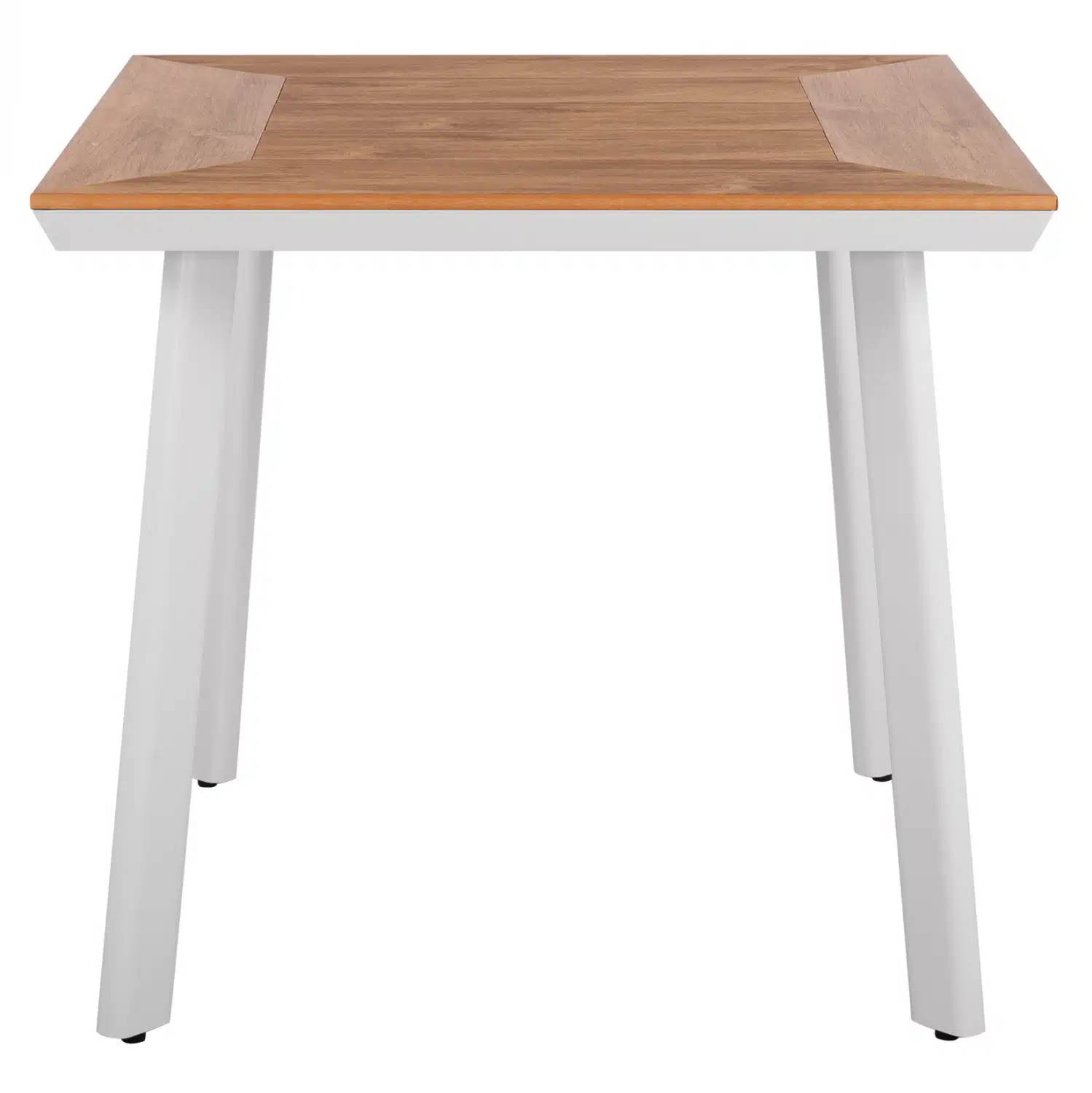 ΤΡΑΠΕΖΙ ΑΛΟΥΜΙΝΙΟΥ TABER ΛΕΥΚΟ ΜΕ ΕΠΙΦΑΝΕΙΑ POLYWOOD HM5563.01 80x80x73Υ ΕΚ. - Image 3