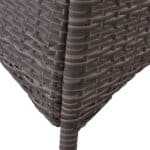 ΤΡΑΠΕΖΙ ΜΕΤΑΛΛΙΚΟ MILITARY RATTAN ΓΚΡΙ HM5141.31 120x70x75Υ εκ. - Image 7