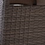 ΤΡΑΠΕΖΙ ΜΕΤΑΛΛΙΚΟ MINSK RATTAN ΓΚΡΙ HM5507.01 150x90x75Υ εκ. - Image 7