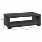 ΤΡΑΠΕΖΙ ΣΑΛΟΝΙΟΥ SALEM HM2217.01 ZEBRANO 120Χ60Χ42εκ. - Image 2