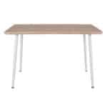 ΤΡΑΠΕΖΙ ΤΡΑΠΕΖΑΡΙΑΣ PALOMA HM8334.02, 120X70X76,5- SONOMA, ΛΕΥΚΑ ΠΟΔΙΑ - Image 3