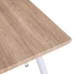 ΤΡΑΠΕΖΙ ΤΡΑΠΕΖΑΡΙΑΣ PALOMA HM8335.02, 70Χ70X76,5, SONOMA, ΛΕΥΚΑ ΠΟΔΙΑ - Image 4