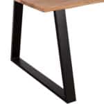 ΤΡΑΠΕΖΙ ΤΡΑΠΕΖΑΡΙΑΣ SOFIA SLIM HM8500.11 ΜΑΣΙΦ ΞΥΛΟ ΑΚΑΚΙΑΣ 160x90x76Υ εκ. - Image 6