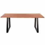 ΤΡΑΠΕΖΙ ΤΡΑΠΕΖΑΡΙΑΣ SOFIA SLIM HM8501.11 ΑΠΟ ΜΑΣΙΦ ΞΥΛΟ ΑΚΑΚΙΑΣ 200x100x77Υ εκ. - Image 3