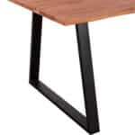 ΤΡΑΠΕΖΙ ΤΡΑΠΕΖΑΡΙΑΣ SOFIA SLIM HM8501.11 ΑΠΟ ΜΑΣΙΦ ΞΥΛΟ ΑΚΑΚΙΑΣ 200x100x77Υ εκ. - Image 6
