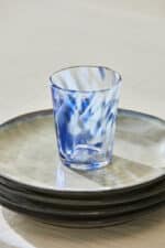 Calma House - Γυάλινο Ποτήρι Beira Blue 8x9cm