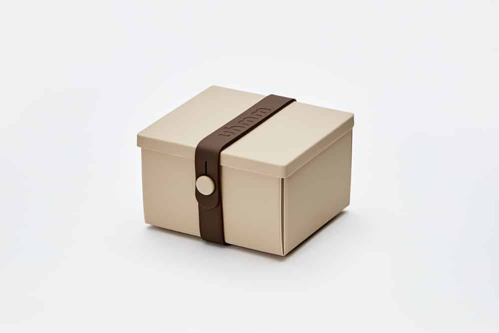 uhmm02-mocca-brown Uhmm - Δοχείο Φαγητού Με Silicone Band Νο2 Mocca/Brown - Image 1