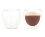 Andrea House - Σετ 2 Ποτήρια Latte Γυάλινα Διπλού Τοιχώματος 250ml