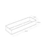 Yamazaki - Σετ 2 Δοχεία Οργάνωσης L WH - Image 6