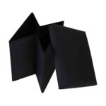 ESTIA ΣΚΑΜΠΟ CUBE LEATHER ΜΕ ΑΠΟΘΗΚΕΥΤΙΚΟ ΧΩΡΟ ΜΑΥΡΟ - Image 4