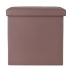 ESTIA ΣΚΑΜΠΟ CUBE LEATHER ΜΕ ΑΠΟΘΗΚΕΥΤΙΚΟ ΧΩΡΟ ΚΑΦΕ - Image 2
