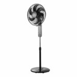 Ανεμιστήρας Σταντ Επιδαπέδιος Bow 40Cm 60W Μαύρος Με Τηλεχειριστήριο Estia - Image 5